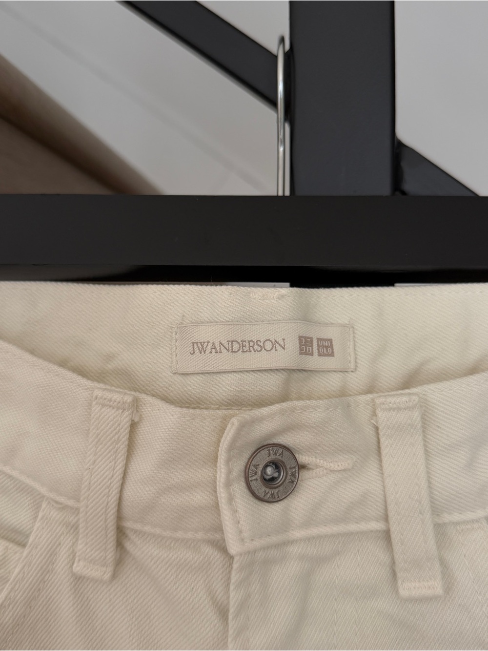 UNIQLO x JW Anderson Off White Straight Leg Jeans